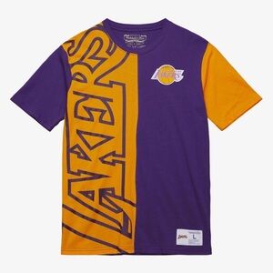 Youth Los Angeles Lakers Gold Fashion T-Shirt  Youth M NWT